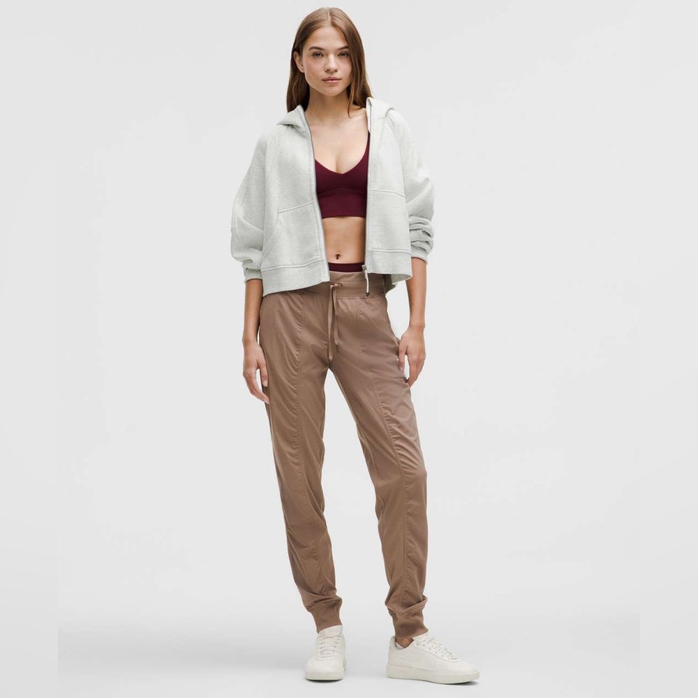 Lululemon Dance Studio Mid-Rise Jogger size 2 khaki tan
